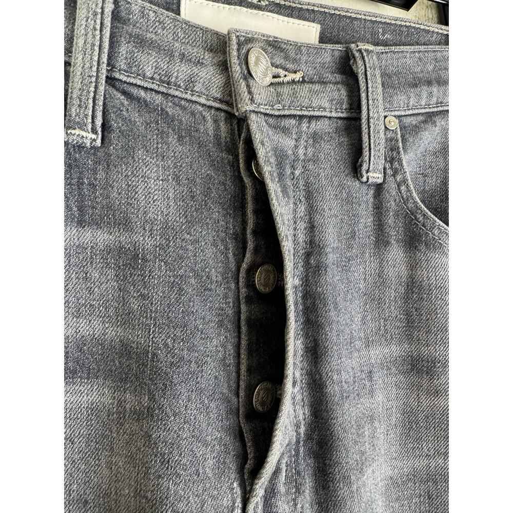 MOTHER The Rambler Ankle Jeans 28 Uncommon Ground Gray Straight Leg - Picture 9 of 16